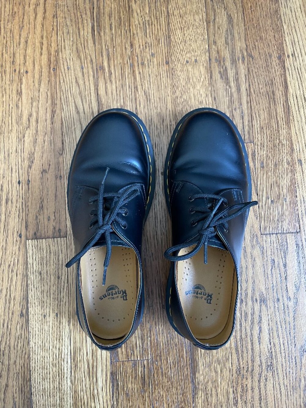 Dr. Martens 1461 Smooth Leather Oxford Shoes - Black, Size 39